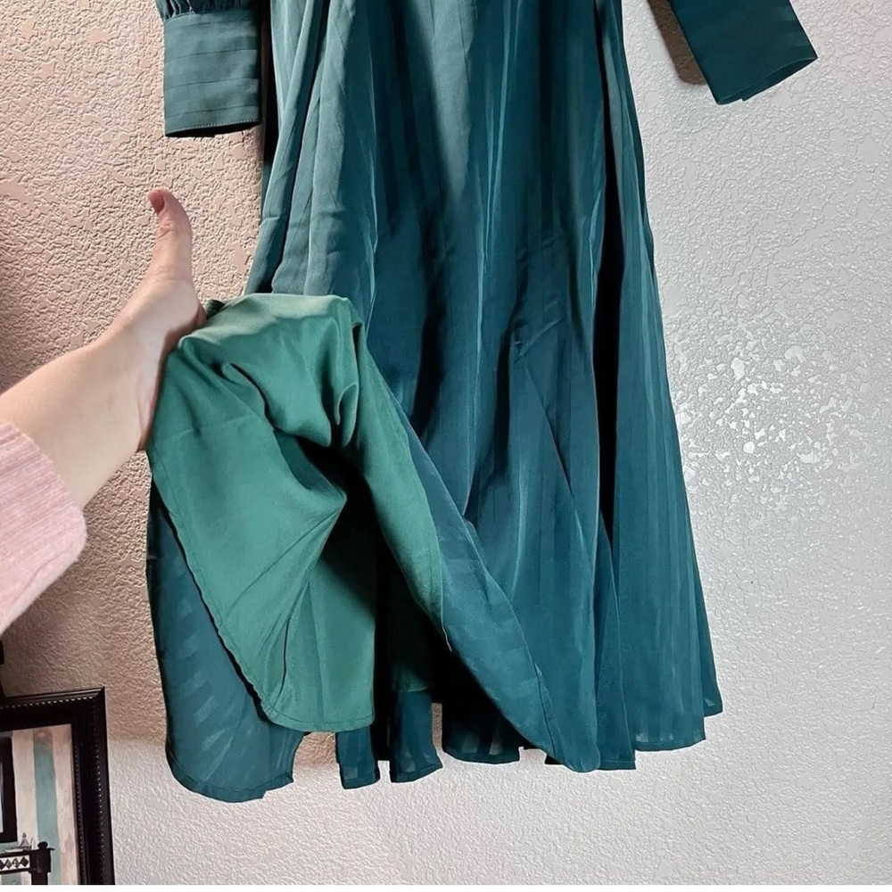 ModCloth Classy Announcement green aline dress - Picture 9 of 10